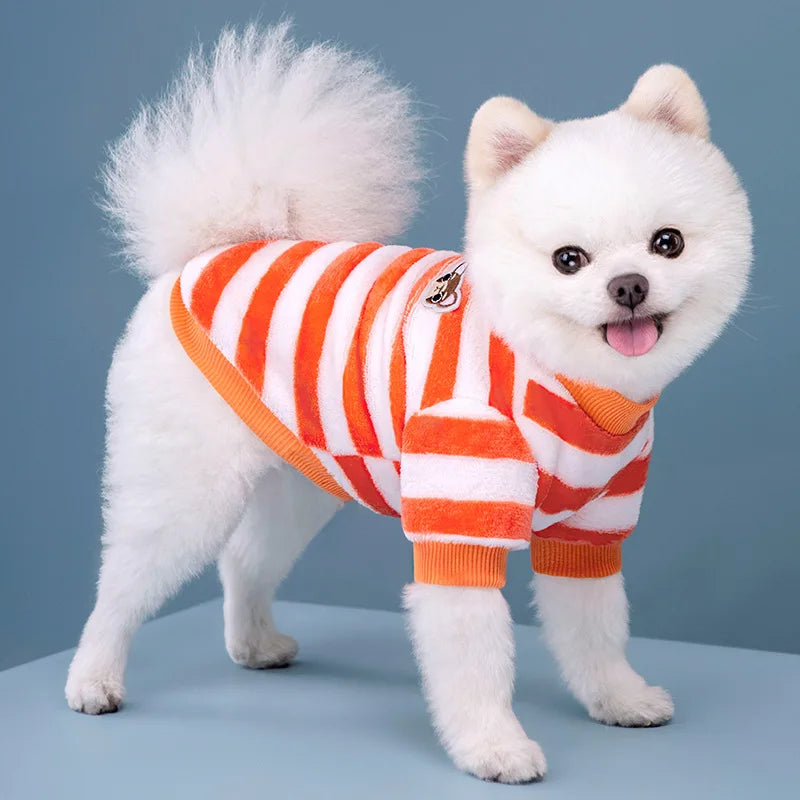RainbowCozy Fleece: Vibrant & Warm Pet Vest