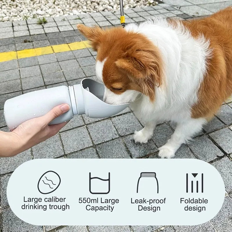 HydraPaws Portable Bottle: Folding Pet Water Dispenser