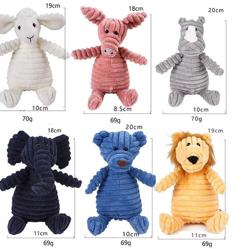 SqueakyBuddy Donkey: Fun Plush Toy for Small Dogs