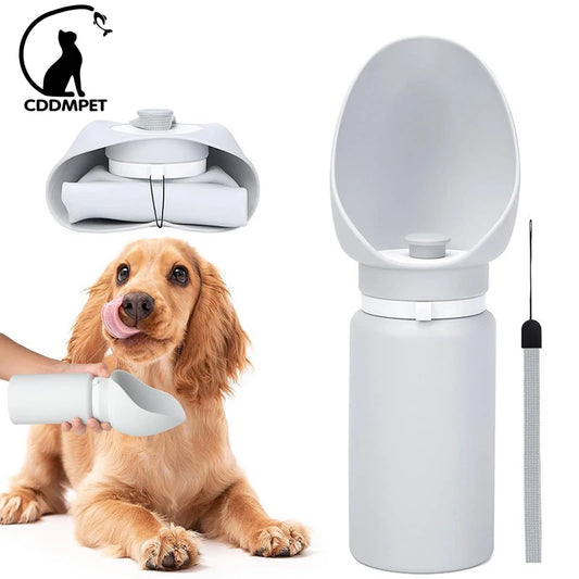 Botella portátil HydraPaws: dispensador de agua plegable para mascotas