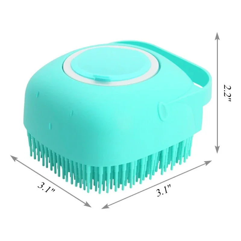 FurEase Scrub Brush: Gentle Pet Bath & Massage Tool