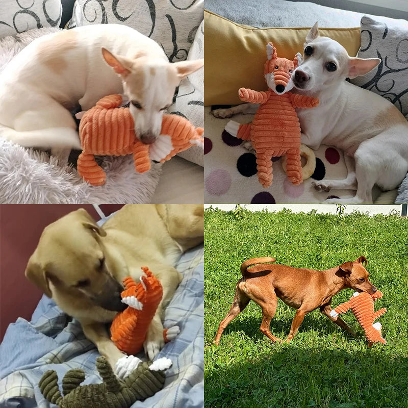 SqueakyBuddy Donkey: Fun Plush Toy for Small Dogs