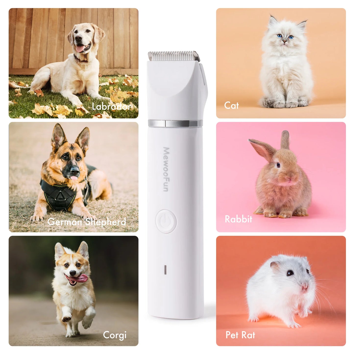 GroomMaster 4-in-1: Pro Pet Trimmer & Nail Grinder