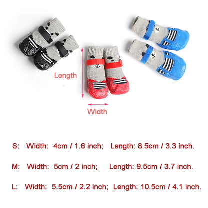 PawGuard Winter Boots: Cozy & Waterproof Anti-Slip Dog Socks