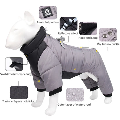 CozyPaws All-Weather Jacket: Waterproof Winter Coat for Small Dogs