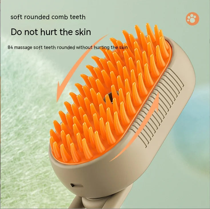 SprayEase Pet Comb: Electric Grooming & Massage Brush