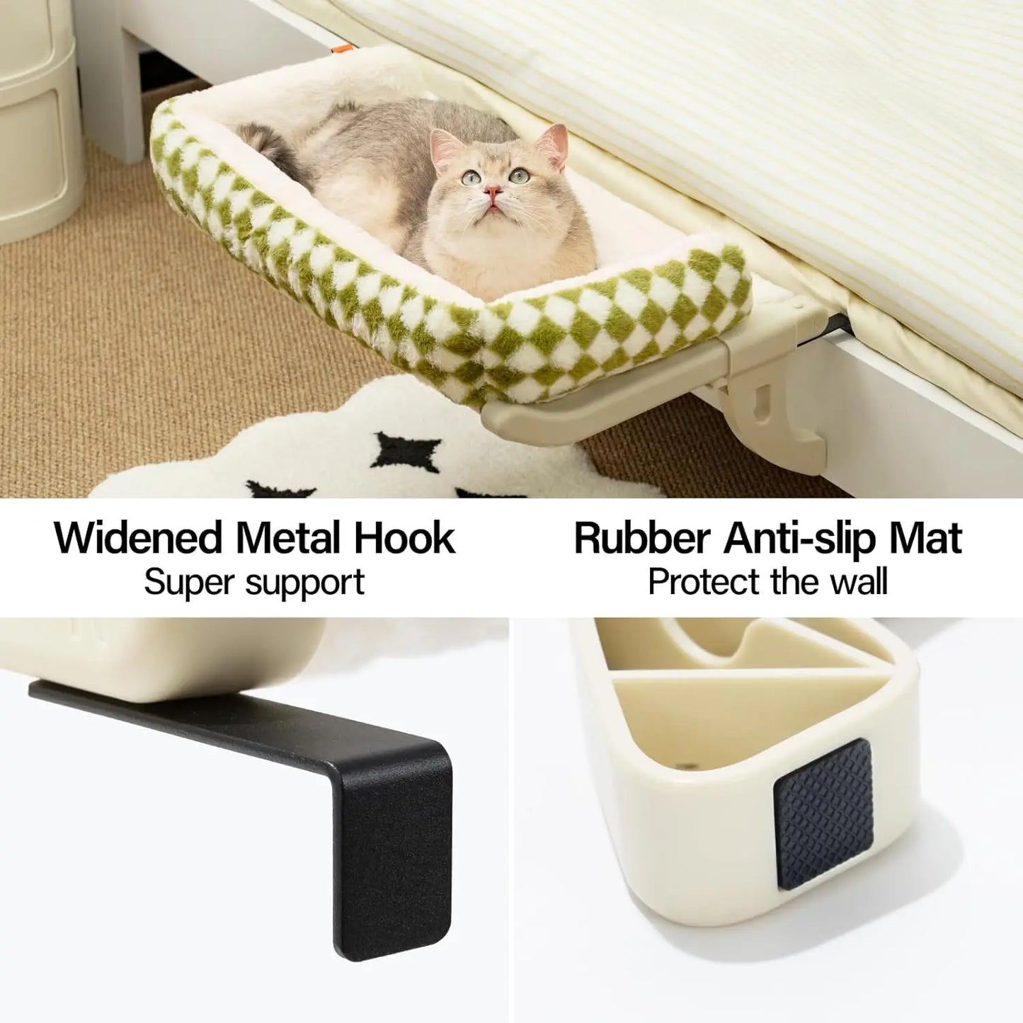 SunnyPerch: Adjustable Cat Window Hammock