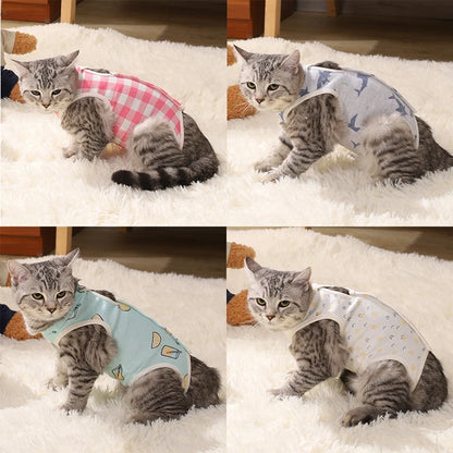 HealEase Pet Suit: Breathable Recovery Wear for Cats & Dogs