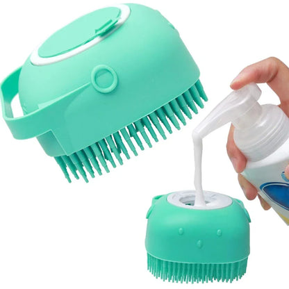 FurEase Scrub Brush: Gentle Pet Bath & Massage Tool