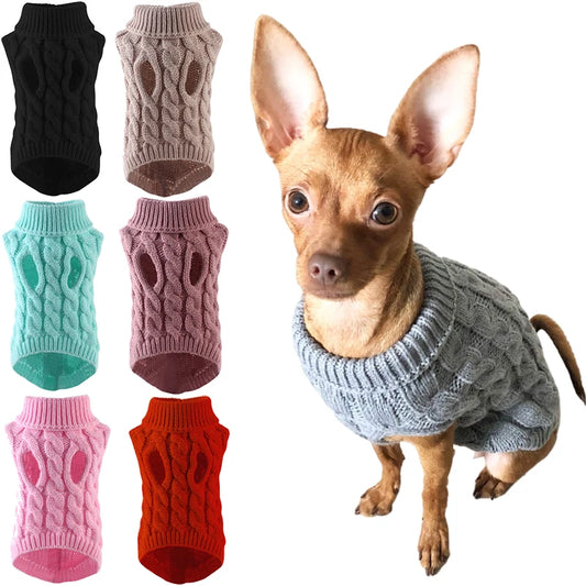 SnugPaws Turtleneck: Suéter de inverno aconchegante para animais de estimação