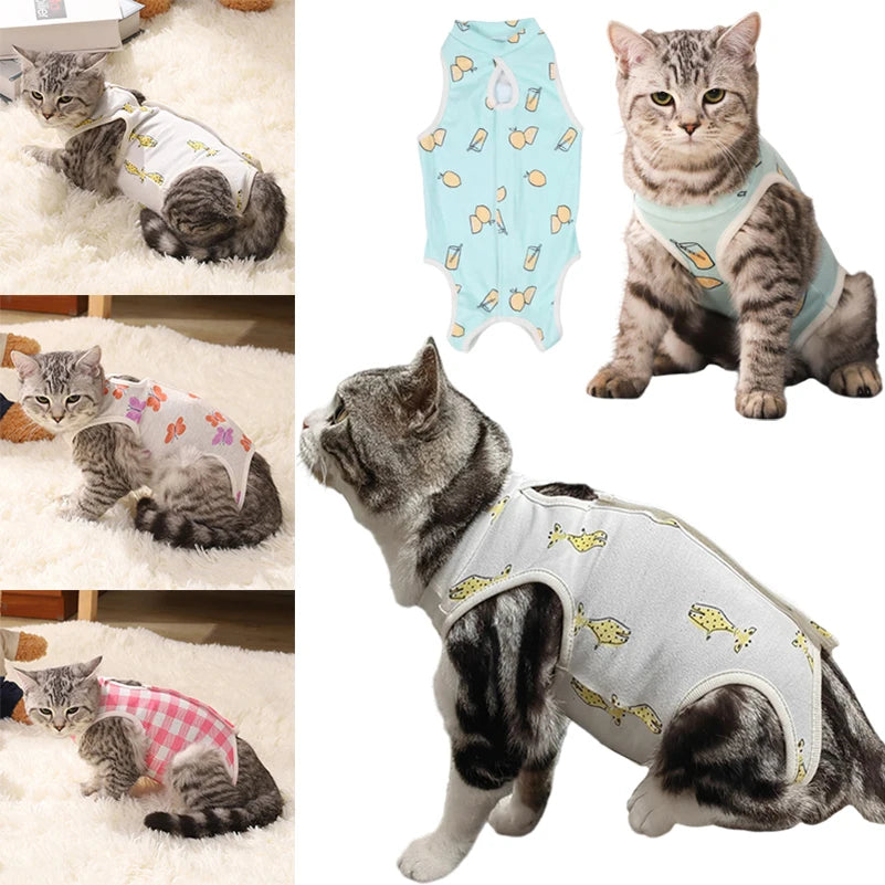 HealEase Pet Suit: Breathable Recovery Wear for Cats & Dogs