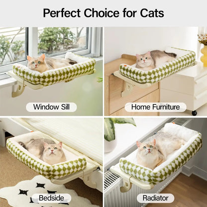 SunnyPerch: Adjustable Cat Window Hammock