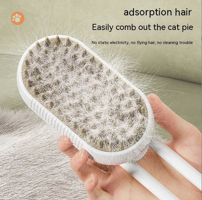 SprayEase Pet Comb: Electric Grooming & Massage Brush