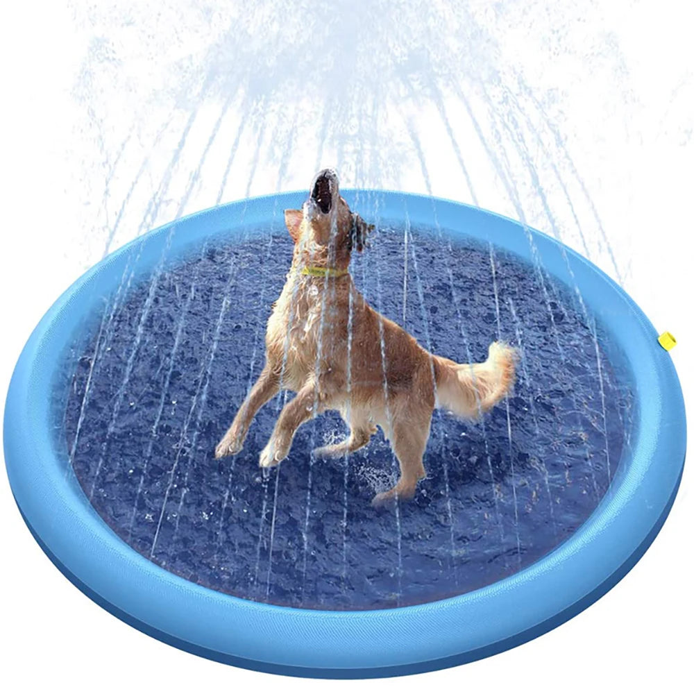 AquaPaws Splash Pad: Fun Water Play Mat for Pets & Kids