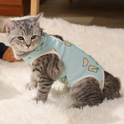 HealEase Pet Suit: Breathable Recovery Wear for Cats & Dogs